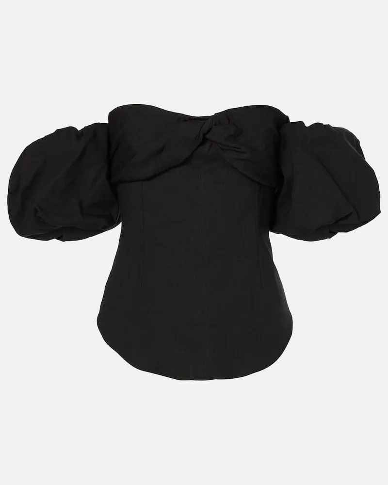 Isabel Marant Off-Shoulder-Top Daniela Schwarz