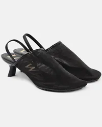 Loewe Slingback-Pumps Petal 45 Schwarz