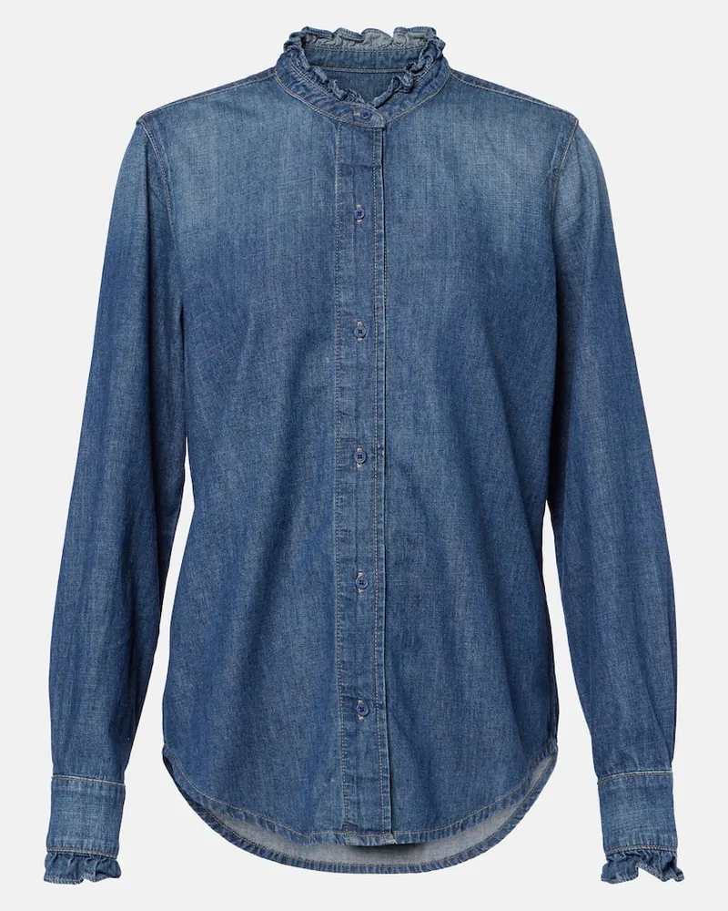 Nili Lotan Jeanshemd Lydia Blau