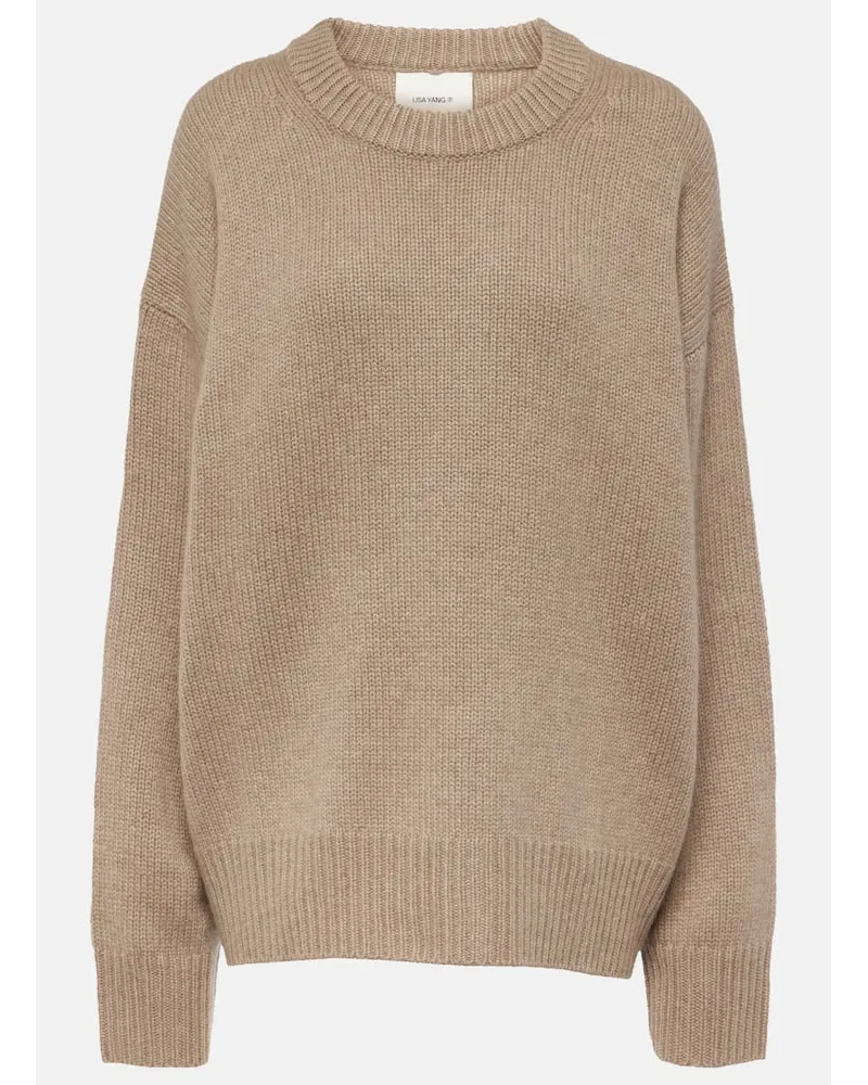Lisa Yang Pullover Renske aus Kaschmir Beige