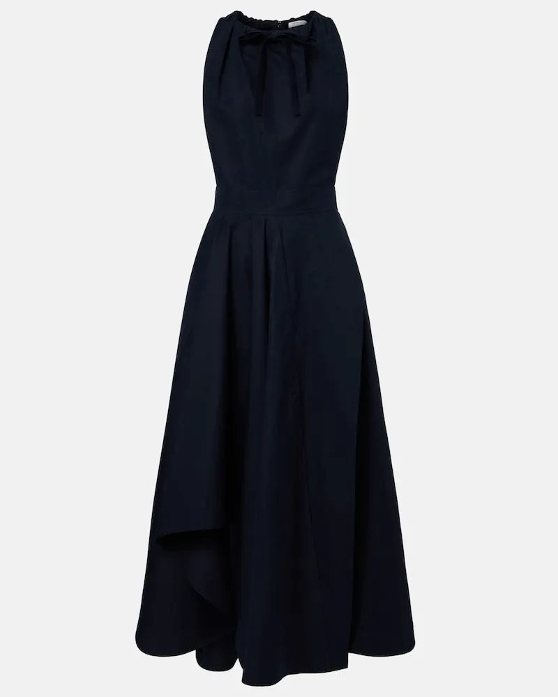Givenchy Midikleid aus Baumwolle Blau