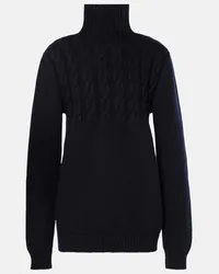 Maison Margiela Pullover aus Wolle Blau