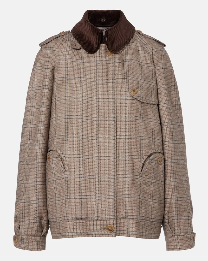 Blazé Milano Blazé Milano Jacke Chausie aus Schurwolle Beige