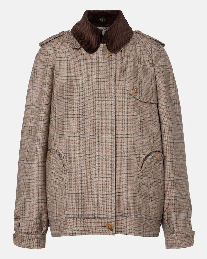 Blazé Milano Blazé Milano Jacke Chausie aus Schurwolle Beige