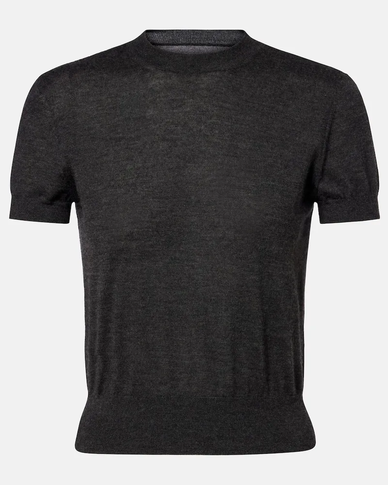 Givenchy Top aus Kaschmir Grau