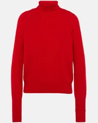 Victoria Beckham Rollkragenpullover aus Wolle Rot