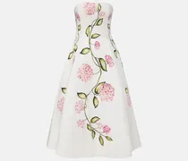 Bustier-Robe aus Popeline