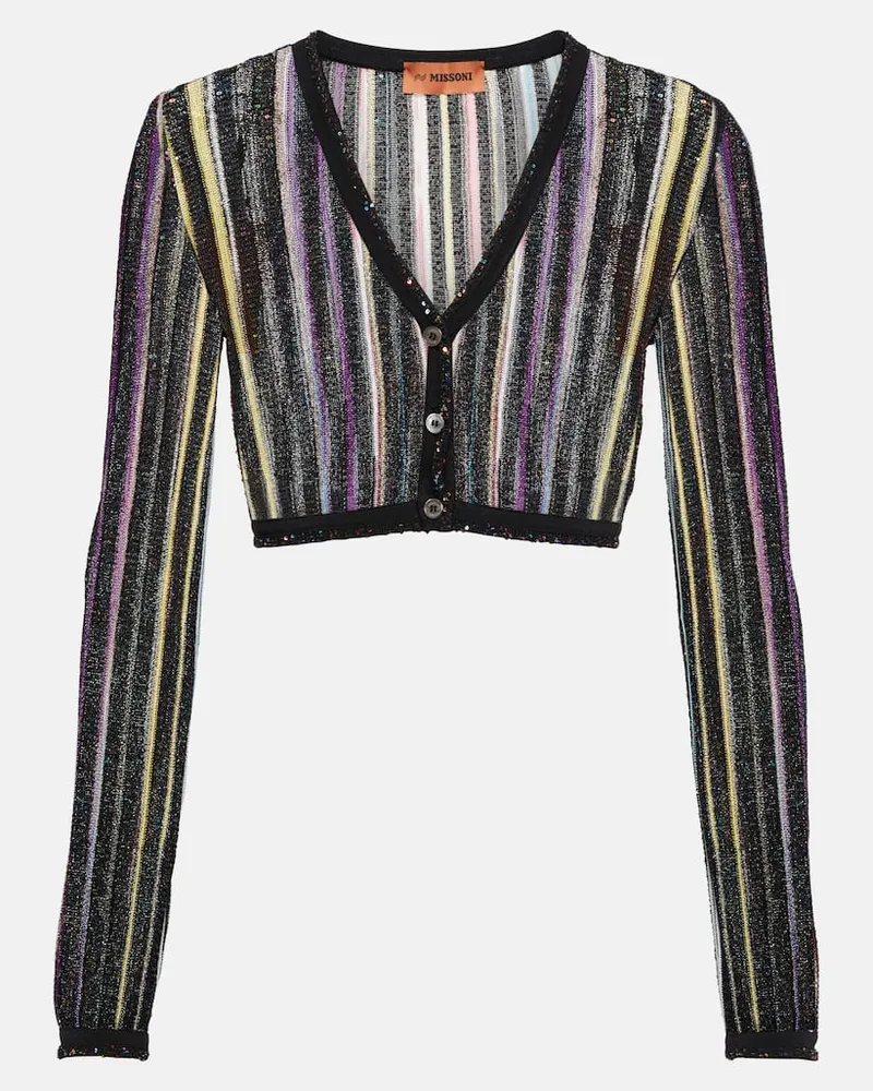 Missoni Cardigan mit Pailletten Multicolor