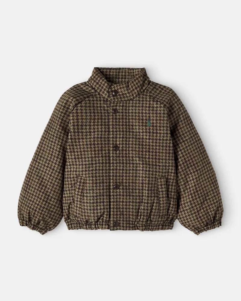 Ralph Lauren Daunenjacke Houndstooth Braun