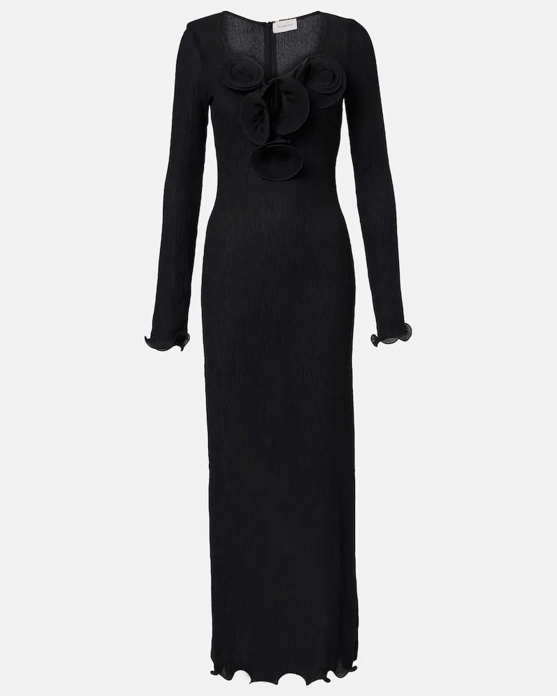 Magda Butrym Maxikleid Schwarz