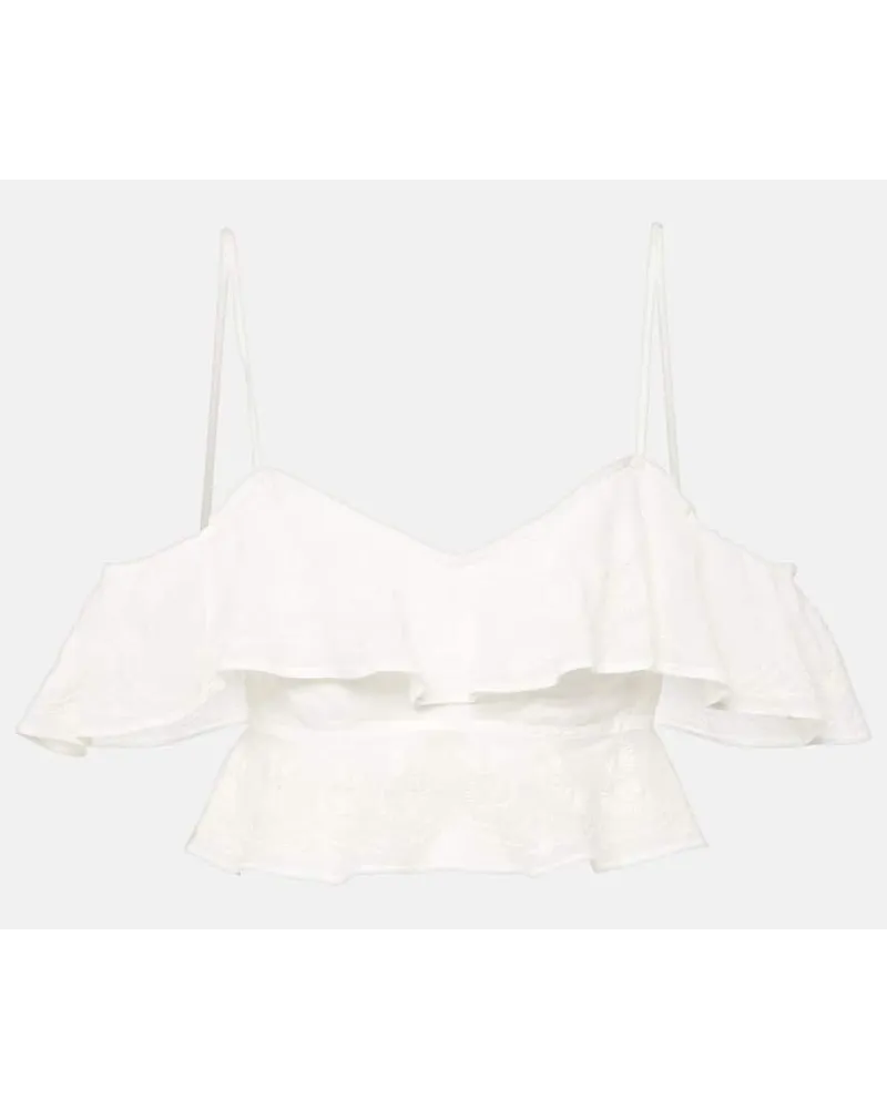 Isabel Marant Cropped-Top Eliani Weiss