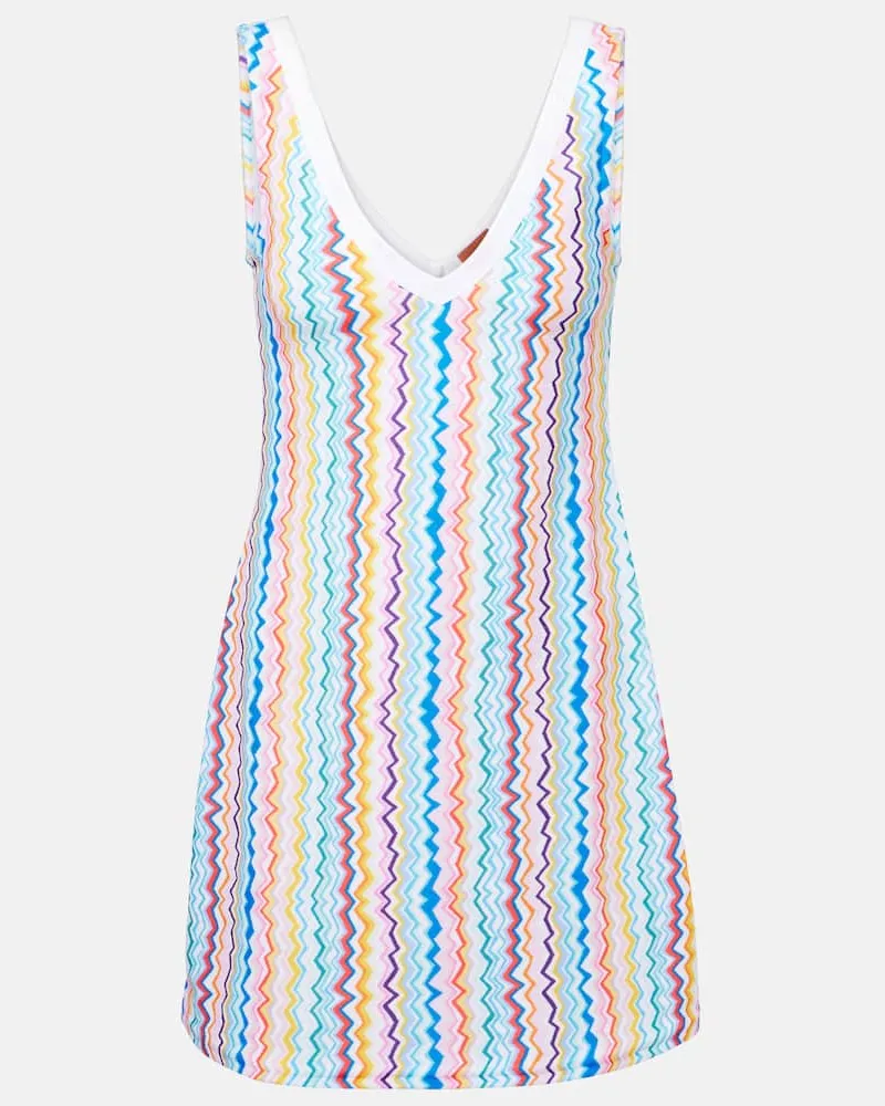 Missoni Minikleid aus Frottee Multicolor