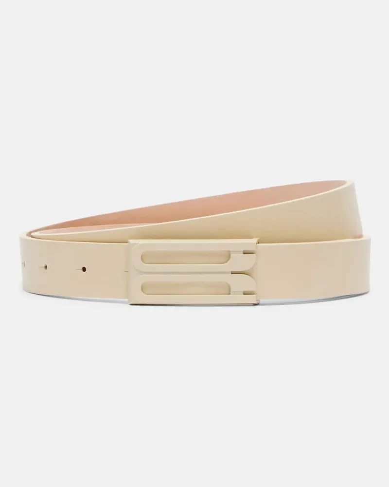 Victoria Beckham Gürtel aus Leder Weiß