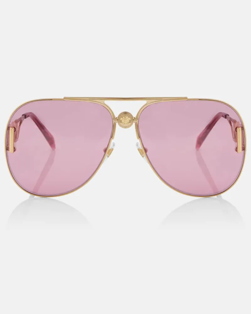 Versace Aviator-Sonnenbrille Rosa