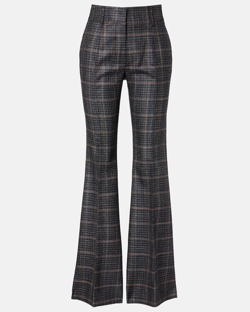 Gabriela Hearst Schlaghose Rhein aus Wolle und Seide Multicolor