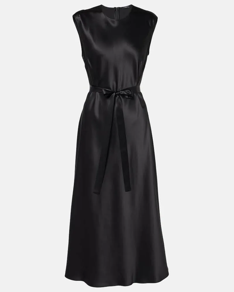 Joseph Midikleid Garnier aus Seidensatin Schwarz