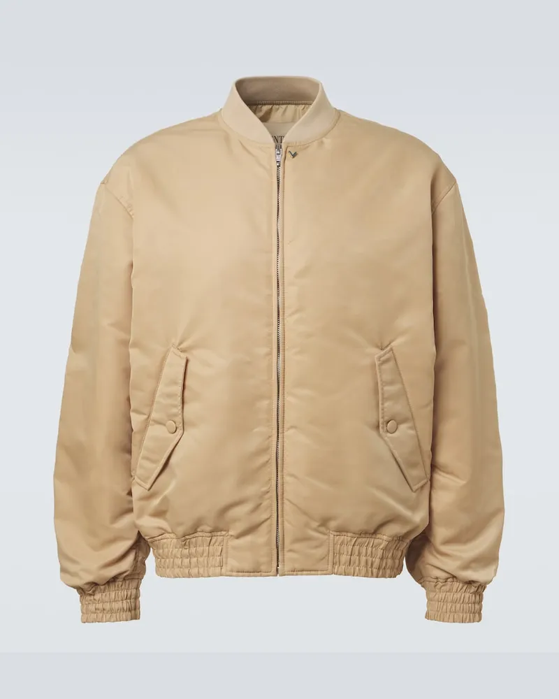 Valentino Garavani Bomberjacke VGold Beige