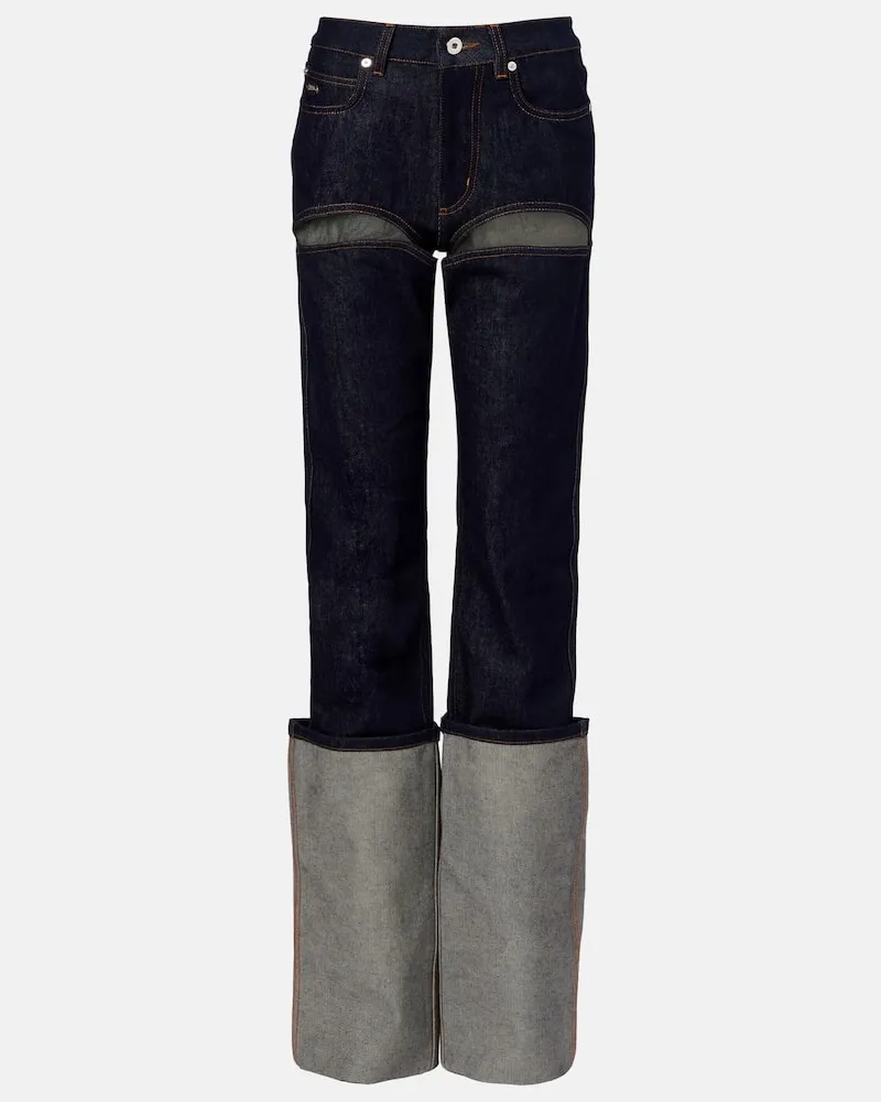 Jean Paul Gaultier Straight Jeans Blau