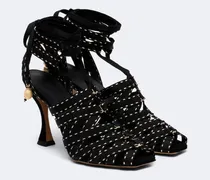 Sandalen Corsage aus Canvas