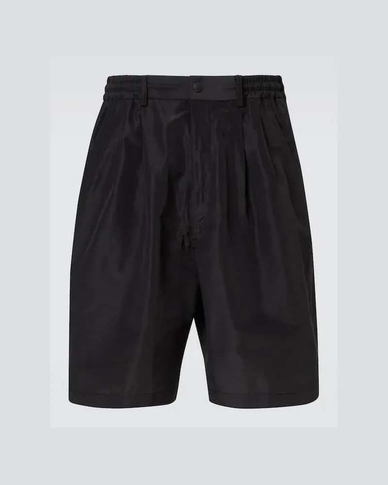 Comme des Garçons Comme des Garçons Homme Shorts aus einem Leinengemisch Schwarz