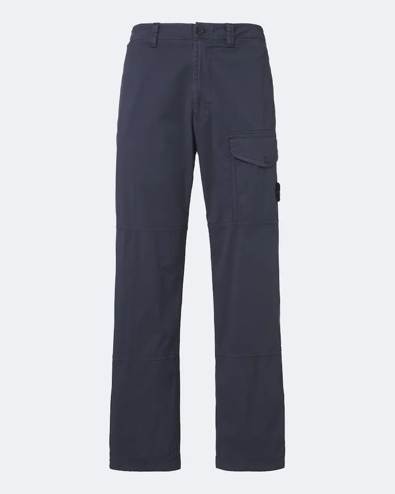 Stone Island Cargo-Hose Compass Badge Blau