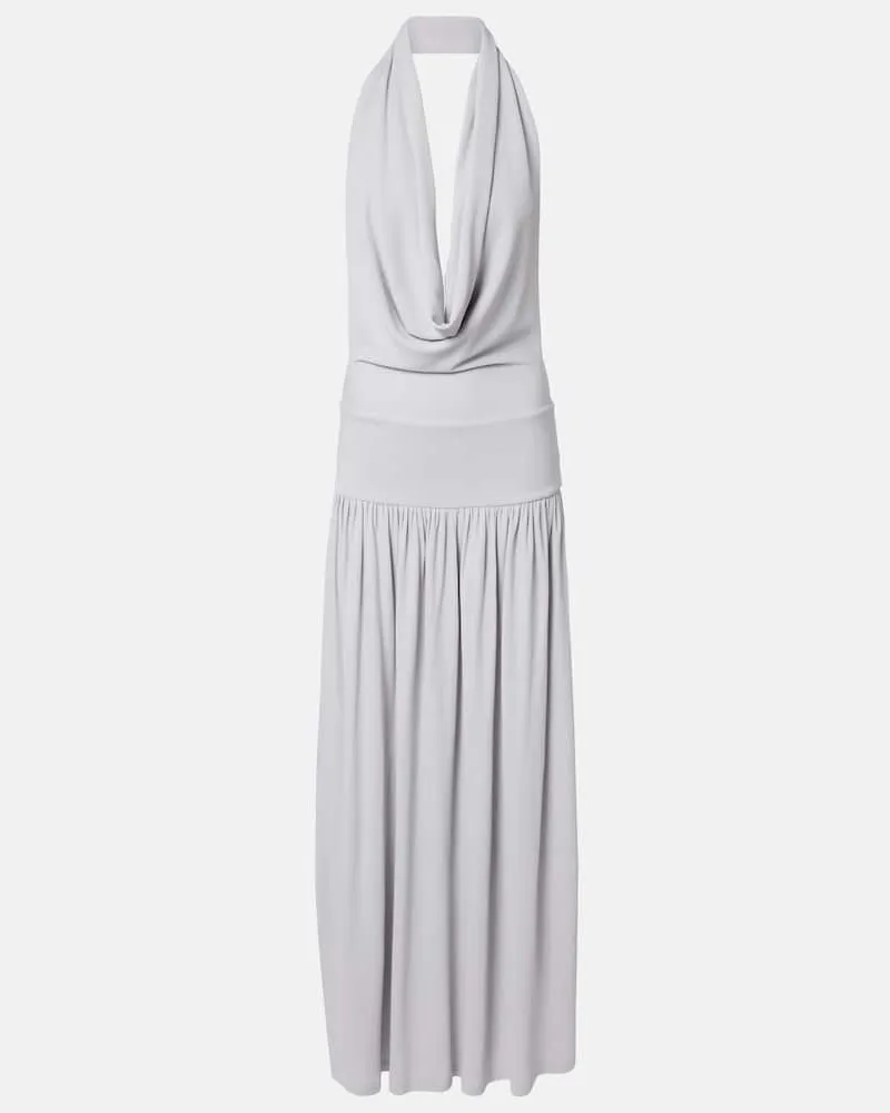 Aya Muse Maxikleid Spoe Blau