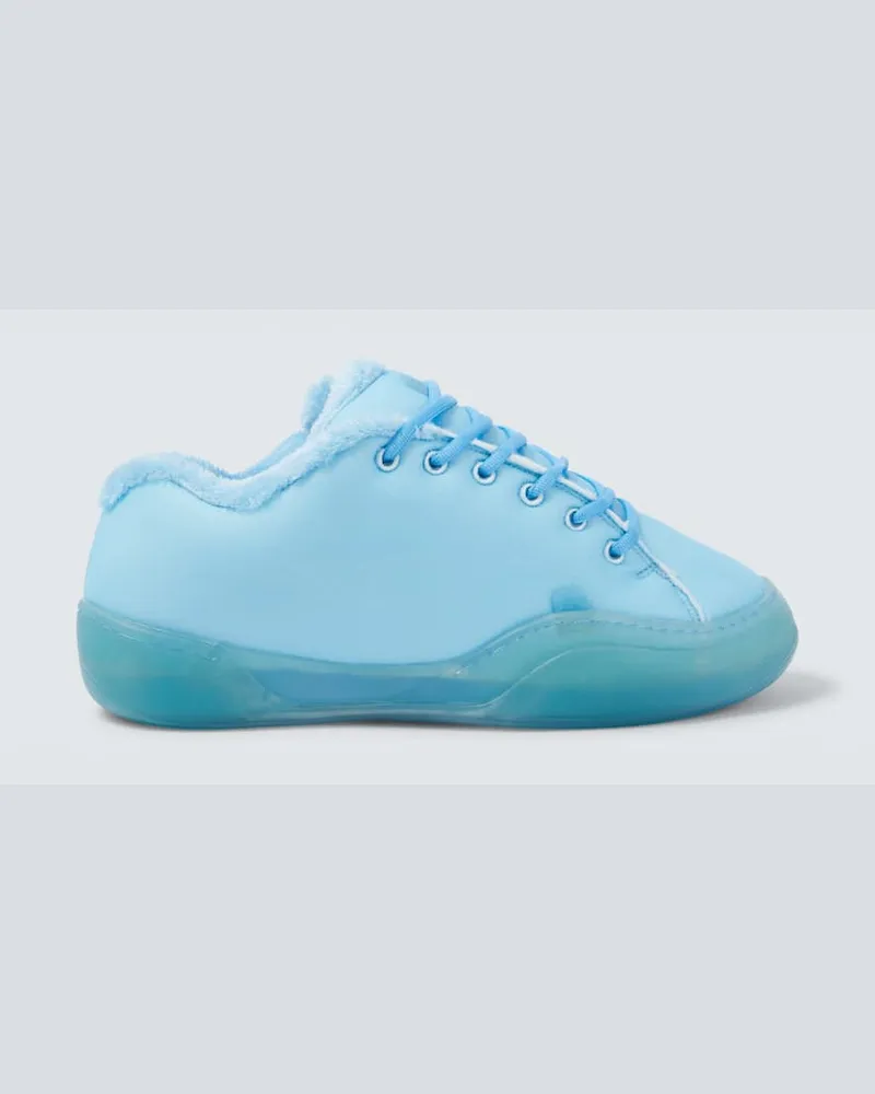 ERL Sneakers Vamp mit Frottee Blau