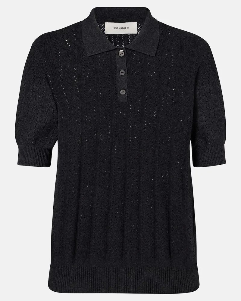 Lisa Yang Pullover Cristine aus Baumwolle und Kaschmir Grau