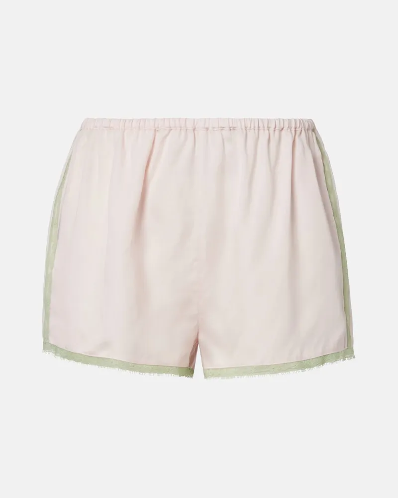 Posse Shorts Perla mit Spitze Rosa
