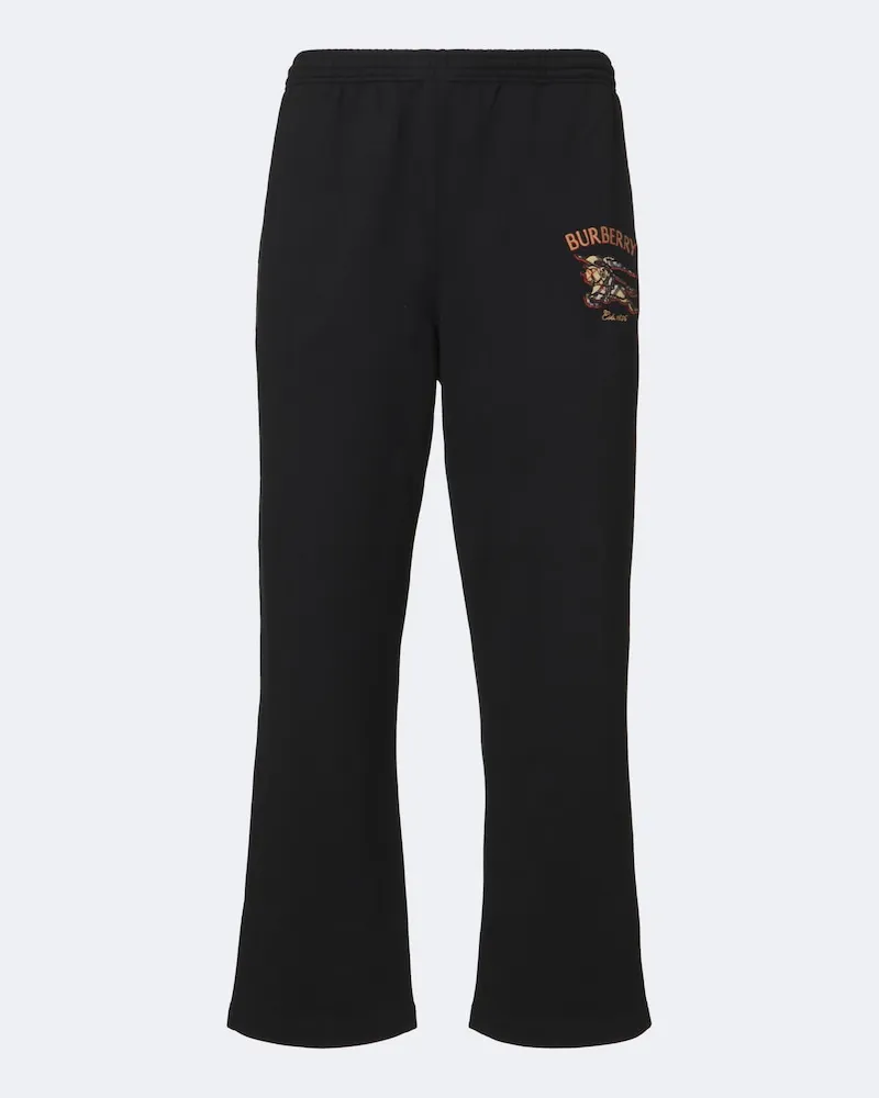 Burberry Jogginghose EKD aus Baumwoll-Jersey Schwarz