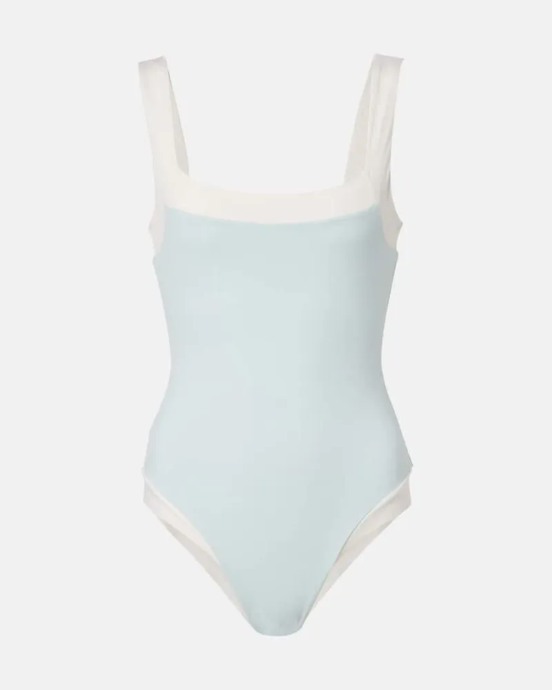 Marysia Badeanzug Bianco Maillot Blau