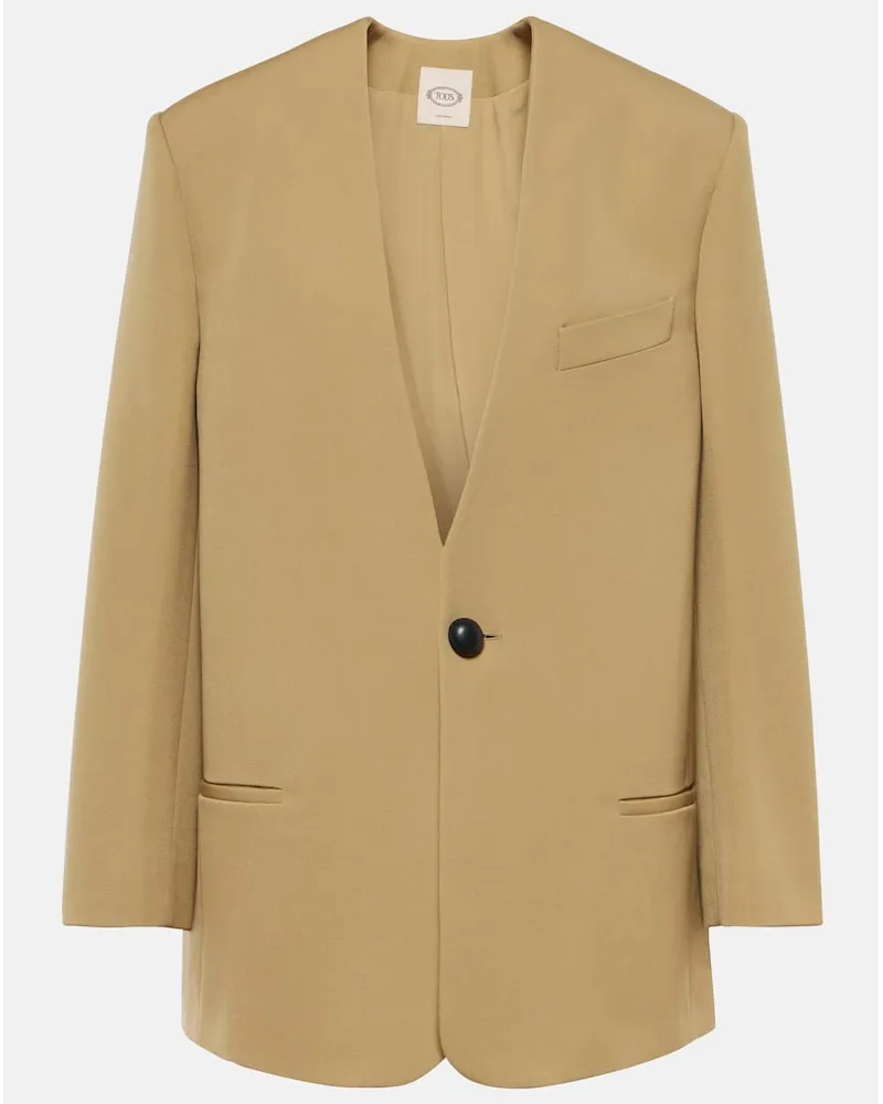 TOD'S Blazer aus Schurwolle Braun