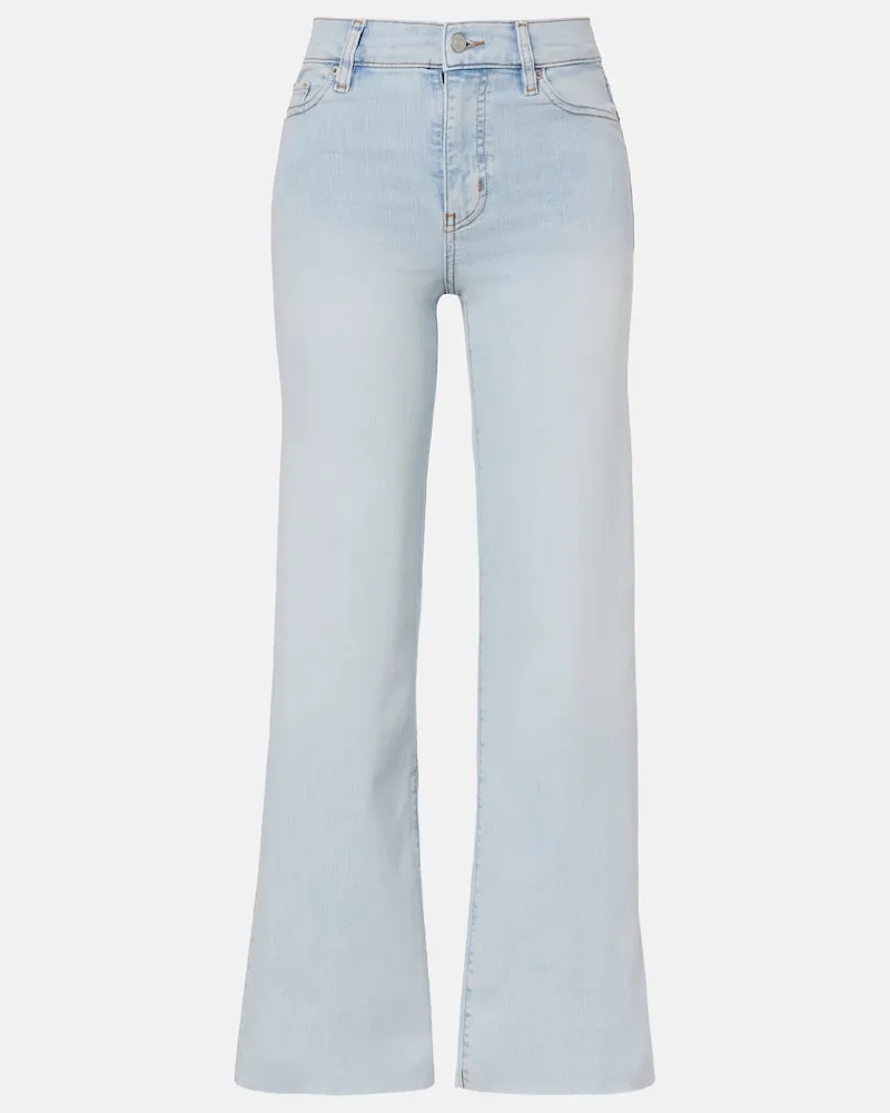 Frame Denim Wide-Leg Jeans Le Slim Palazzo Blau