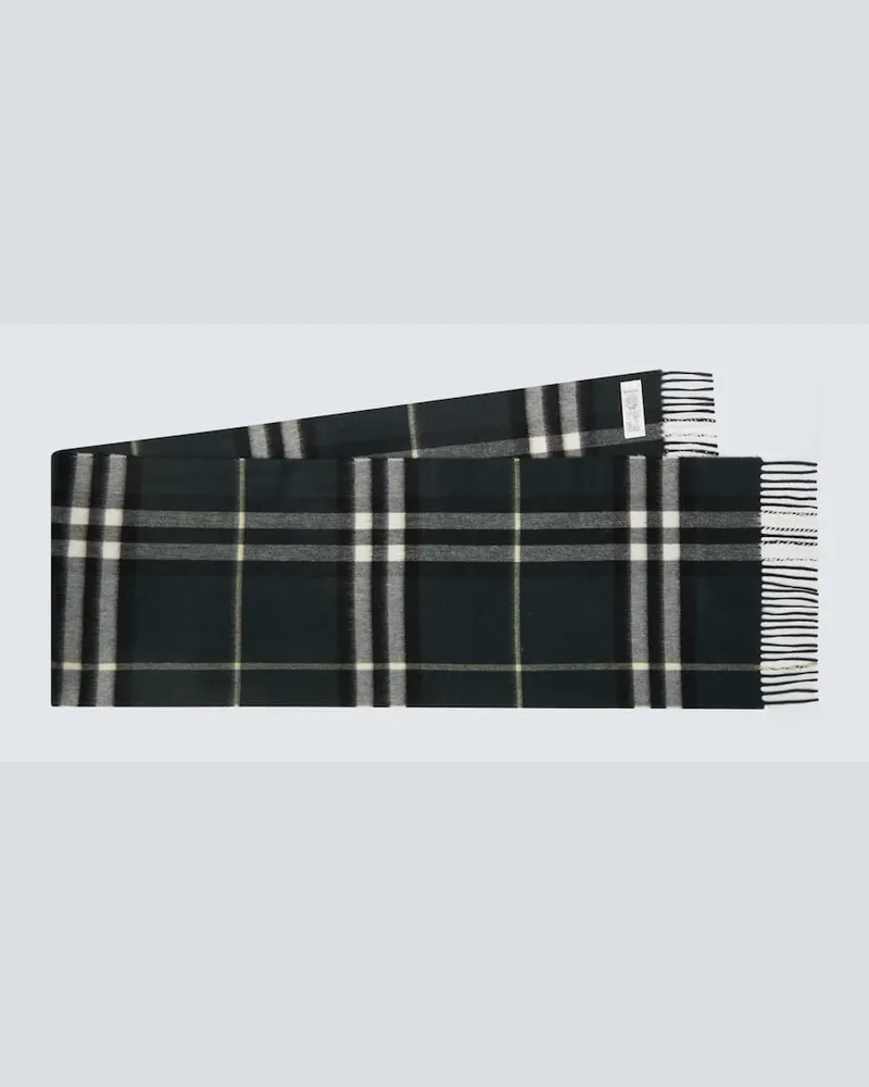 Burberry Schal Burberry Check aus Kaschmir Schwarz