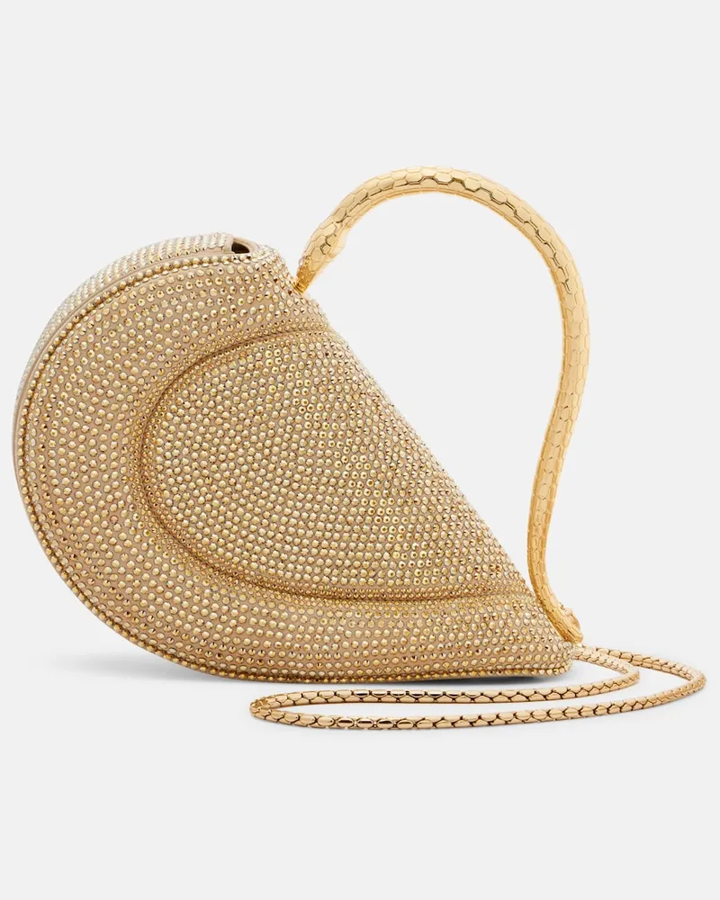 Bulgari Henkeltasche Serpenti Cuoricino Mini Gold