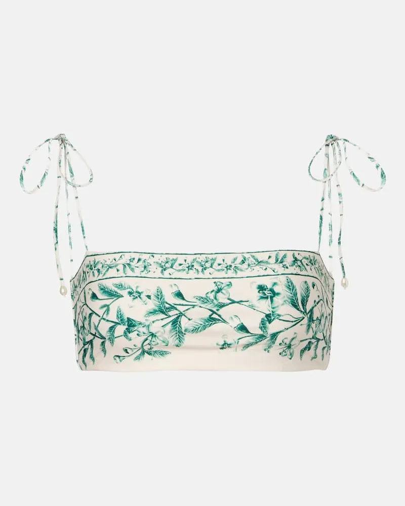 AGUA BENDITA Bikini-Oberteil Primavera Weiß