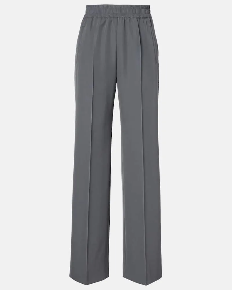 Dolce & Gabbana Gerade Hose aus Schurwolle Grau