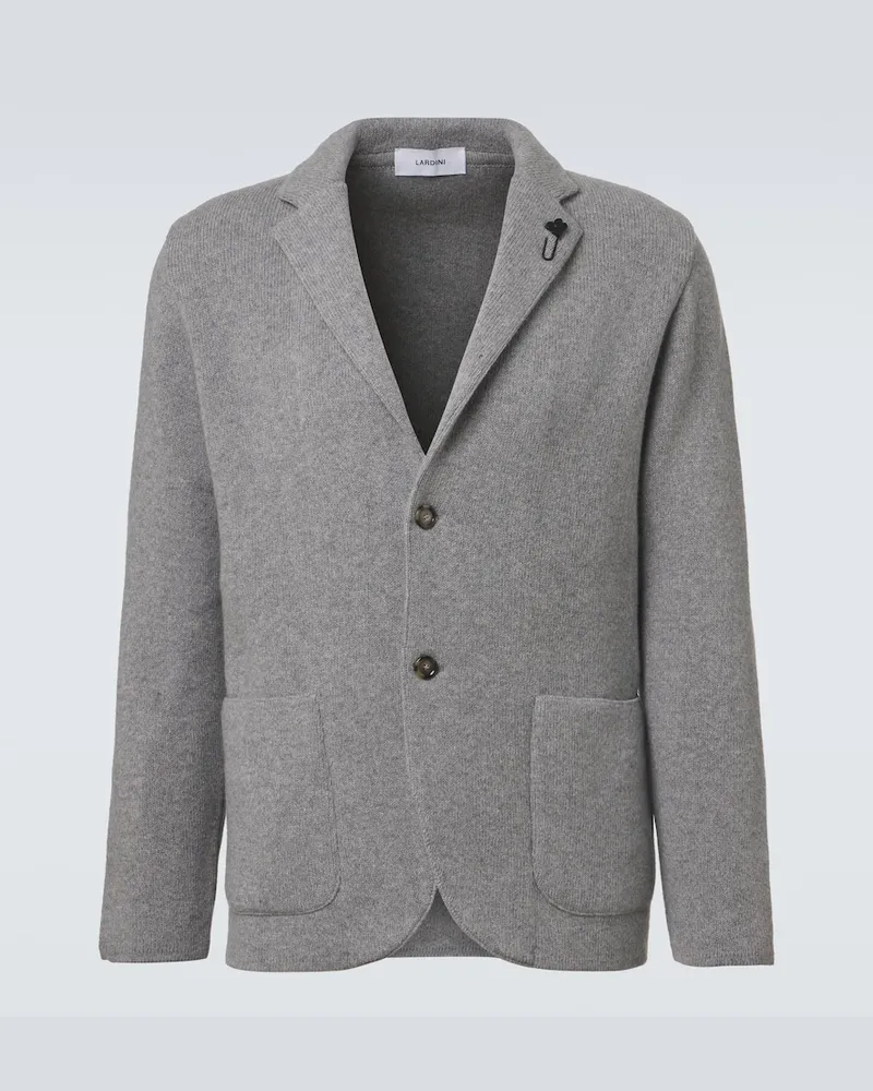 LARDINI Blazer aus Kaschmir Grau