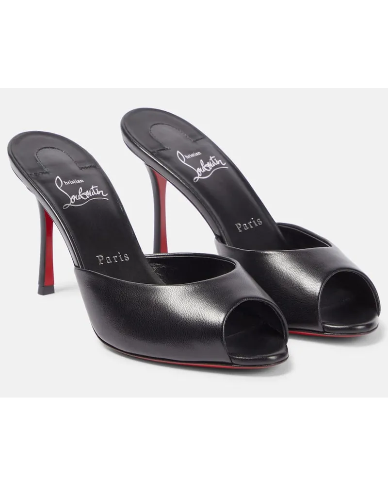 Christian Louboutin Pantoletten Me Dolly aus Leder Schwarz
