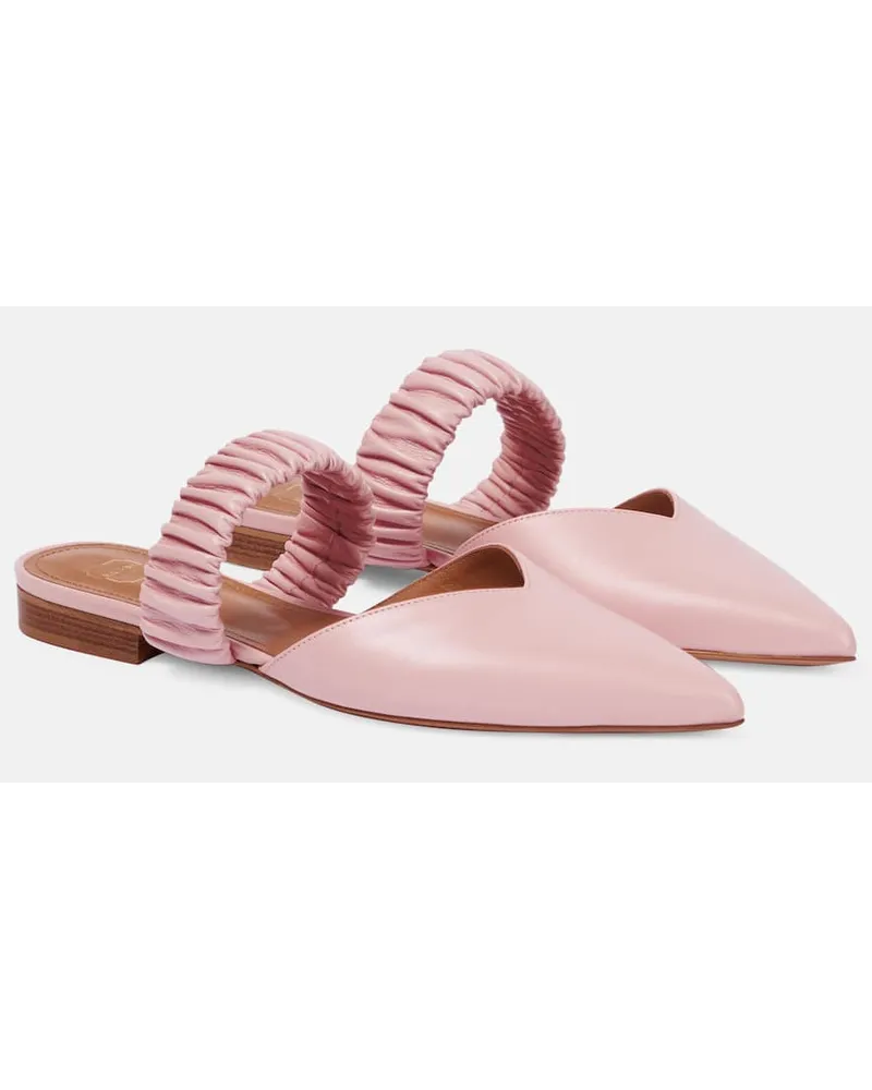 Malone Souliers Slippers Matilda aus Leder Pink