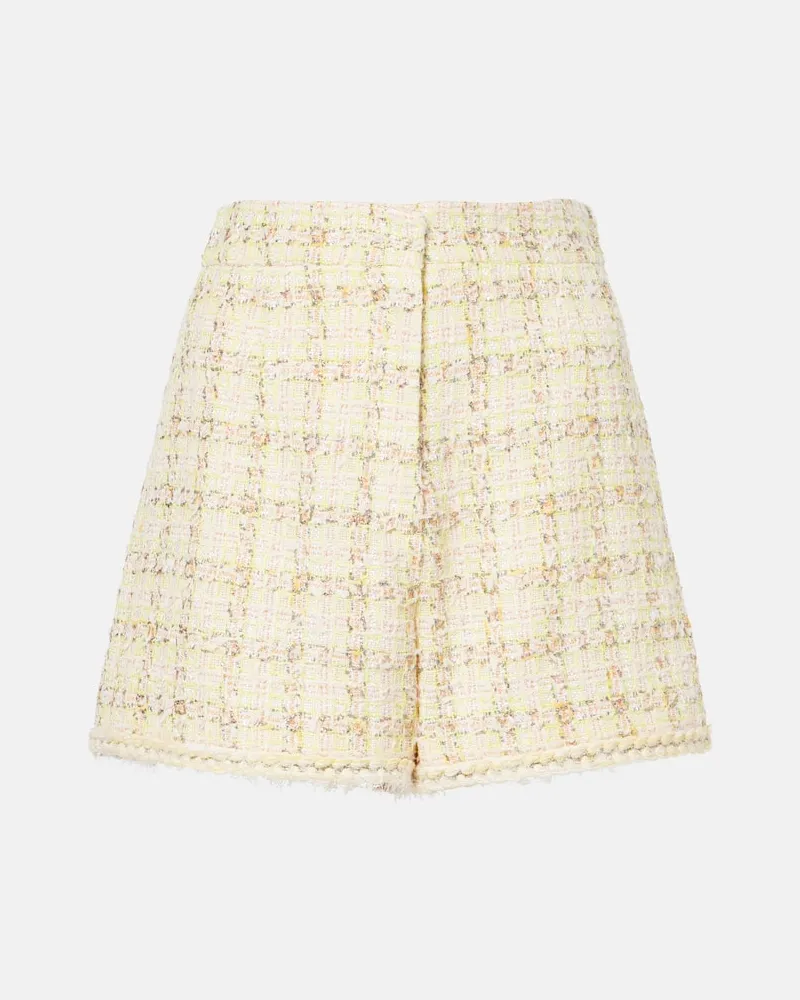 Giambattista Valli Shorts aus einem Baumwollgemisch Multicolor