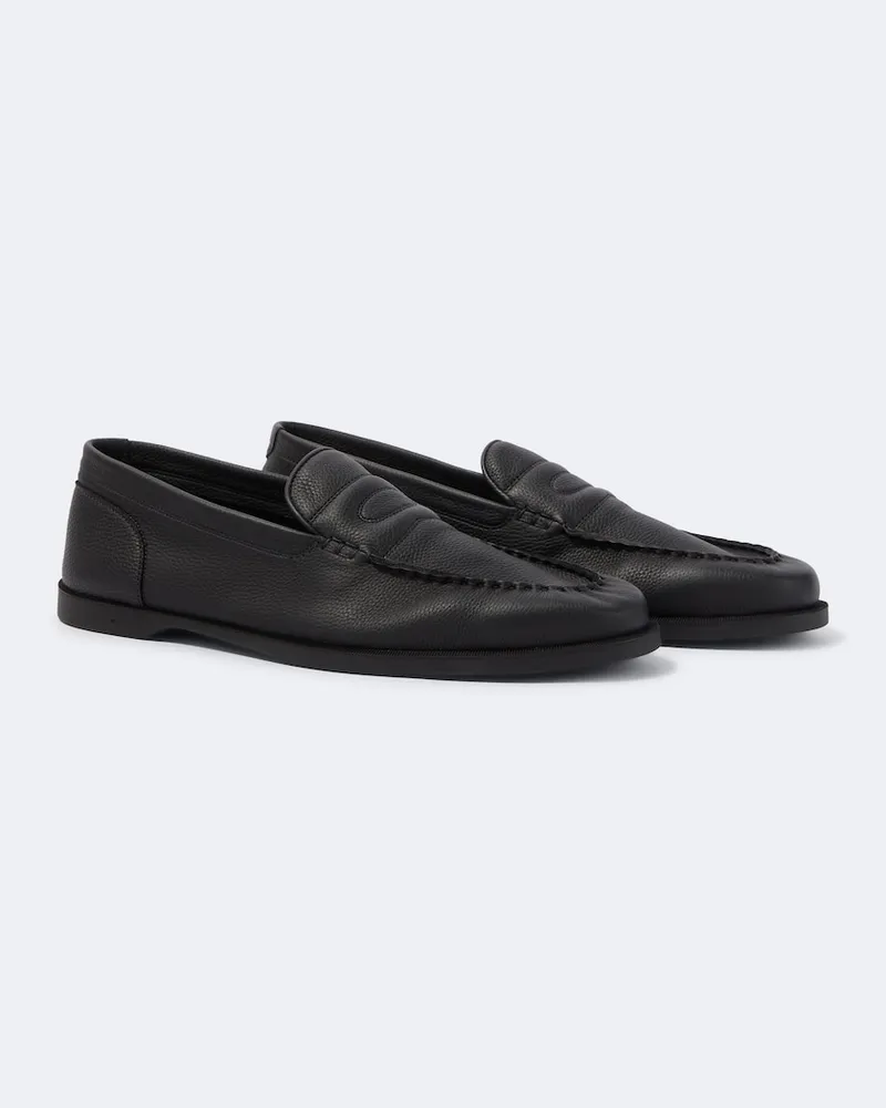 John Lobb Loafers Pace aus Leder Schwarz