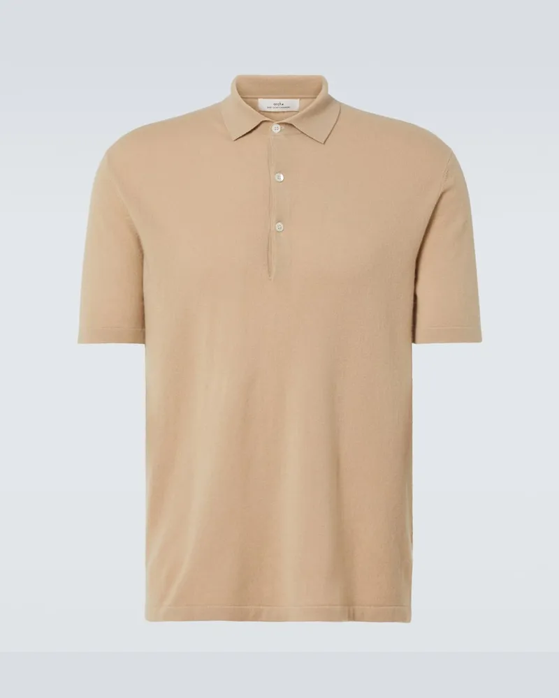 arch4 Polopullover Mr Rochester aus Kaschmir Braun