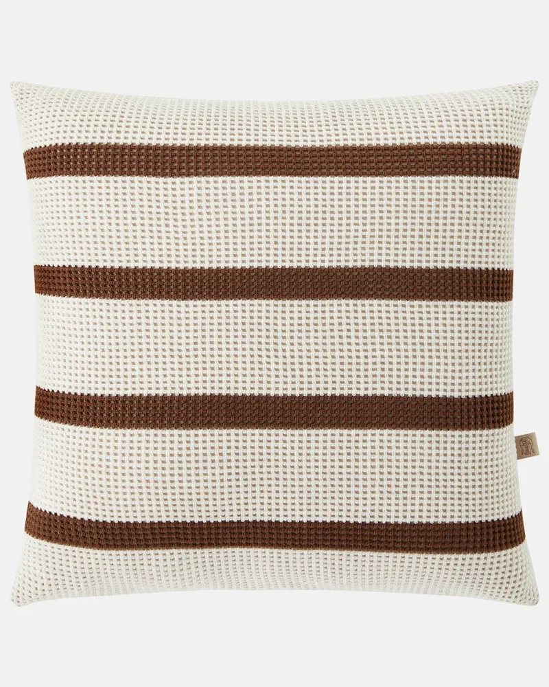 Brunello Cucinelli Kissen aus Baumwolle Weiß