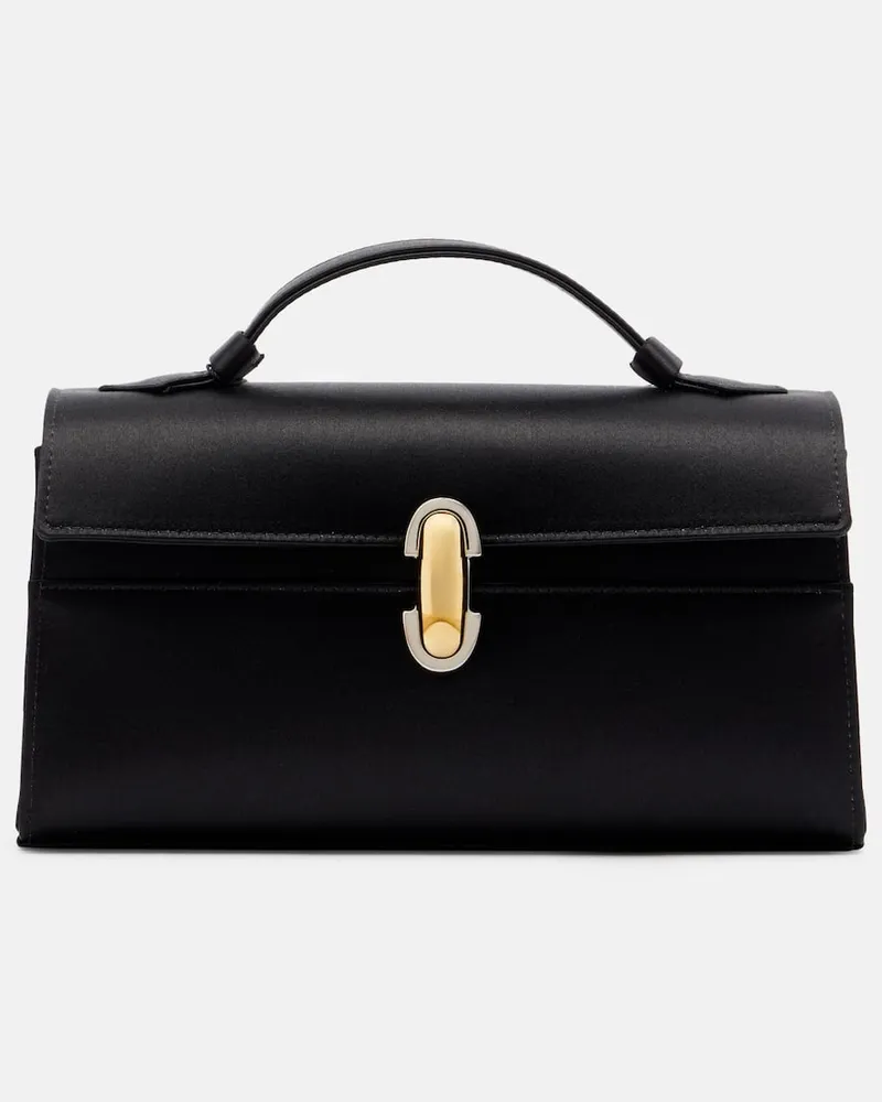 SAVETTE Henkeltasche Symmetry Small aus Satin Schwarz