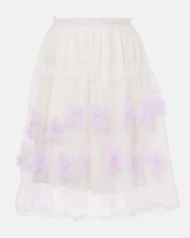 Susan Fang Midirock aus Mesh Violett