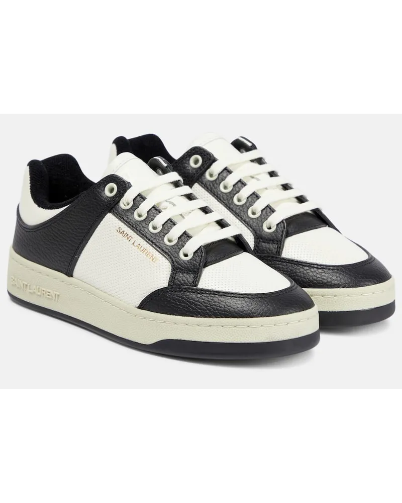 Saint Laurent Sneakers SL/61 aus Leder Schwarz