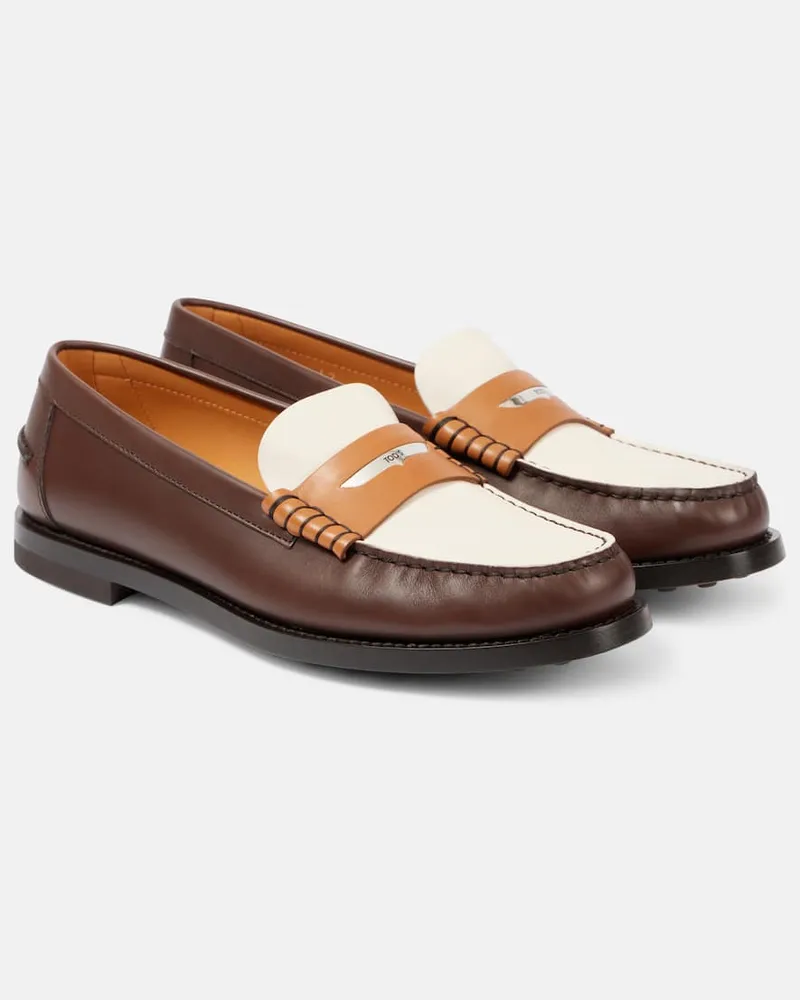 TOD'S Loafers aus Leder Multicolor