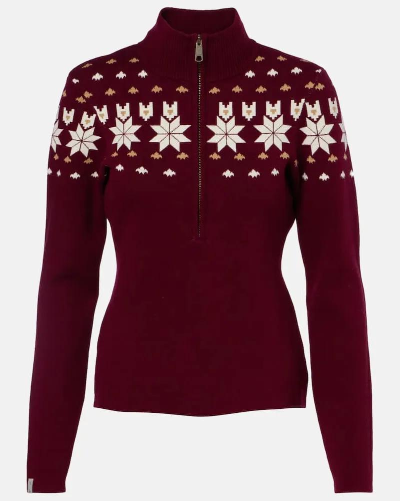 The Upside Pullover aus einem Baumwollgemisch Burgund