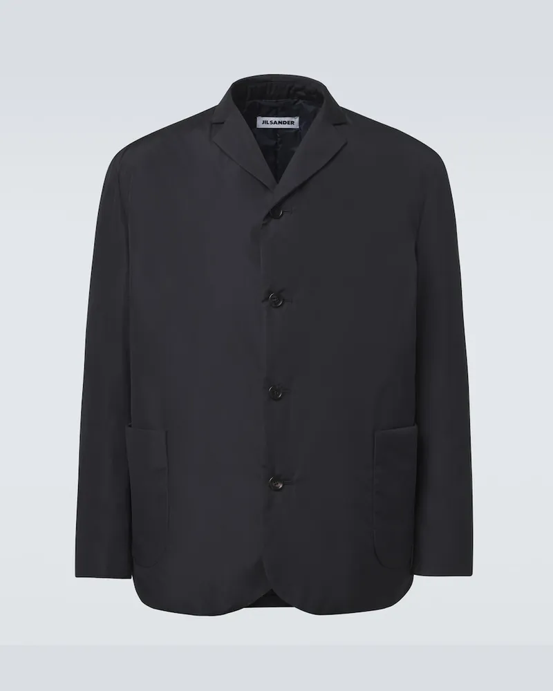 Jil Sander Wattierte Jacke Schwarz